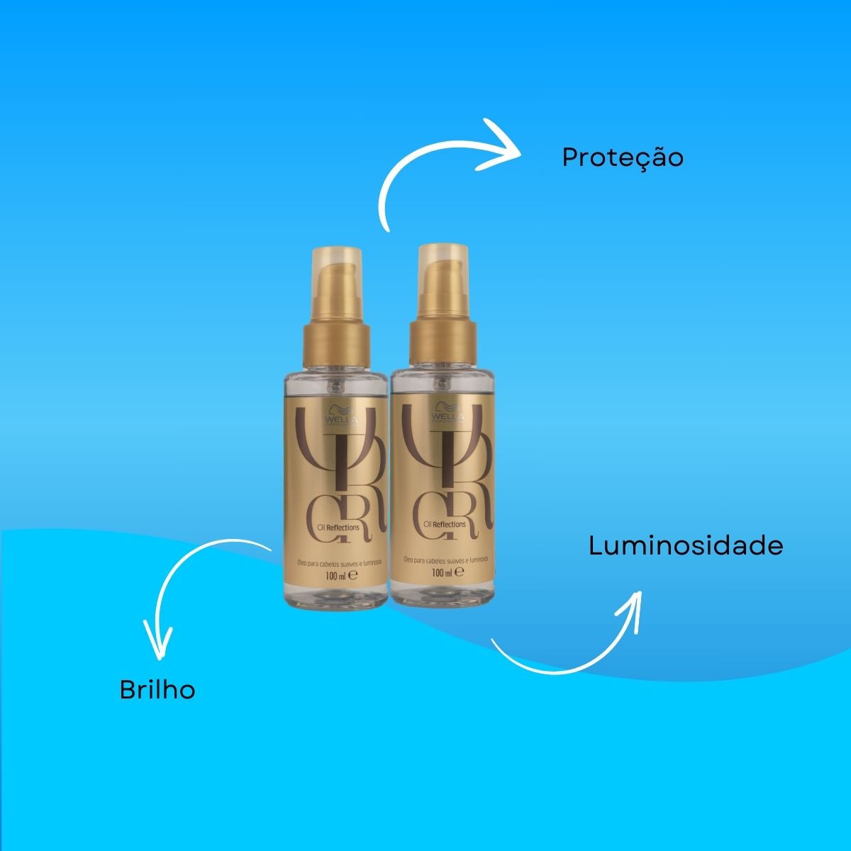 Kit Wella Oil Reflections 2 Oleo Capilar 100 ml