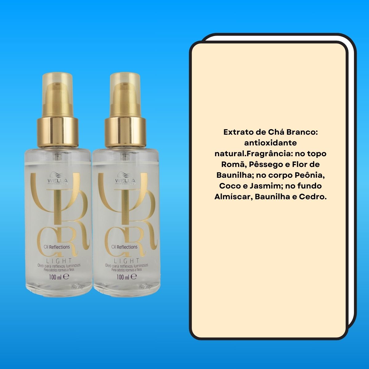 Kit Wella Oil Reflections Light 2 Oleo 100 ml