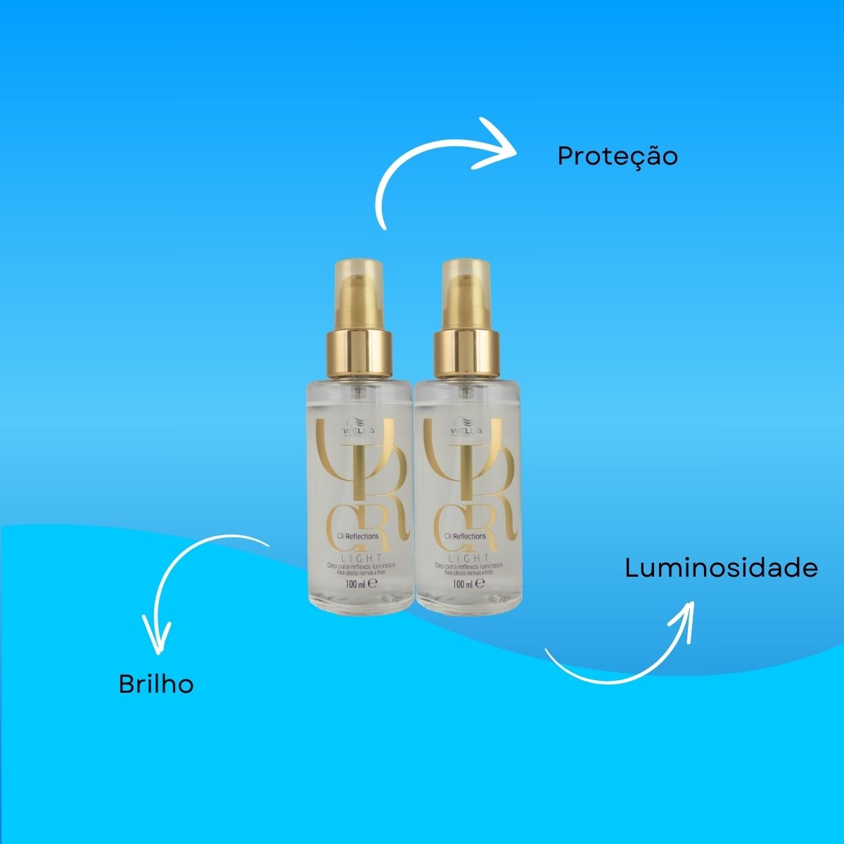 Kit Wella Oil Reflections Light 2 Oleo 100 ml