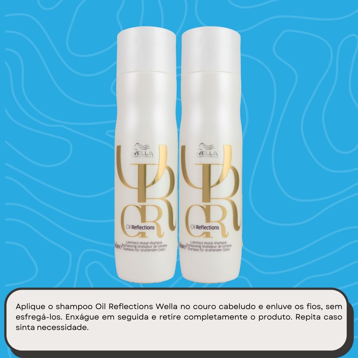 Kit Wella Oil Reflections 2 Shampoo 250 ml