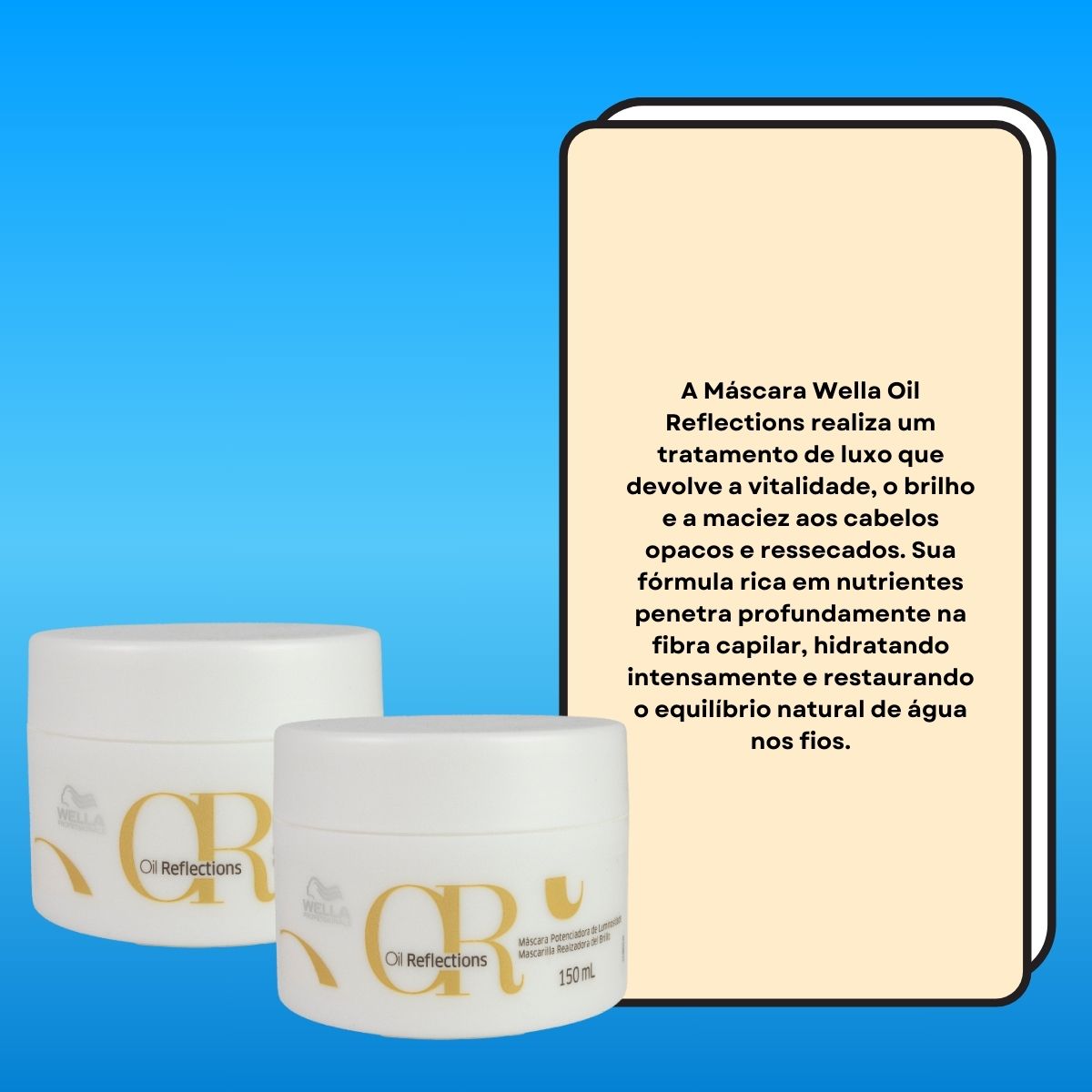 Kit Wella Oil Reflections 2 Máscara 150 ml