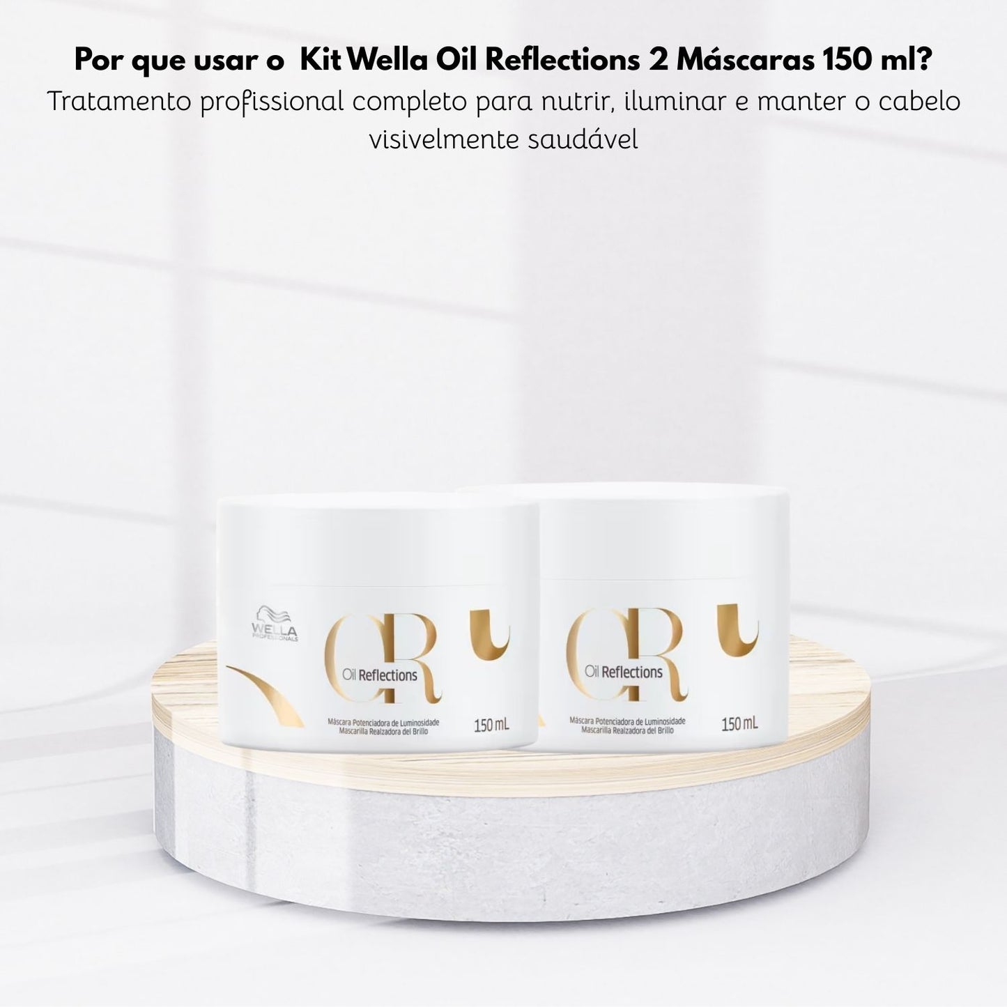 Kit Wella Oil Reflections 2 Máscara 150 ml