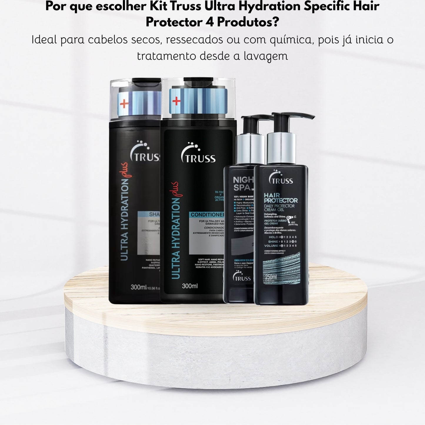 Kit Truss Ultra Hydration Plus Hair Protector Night Spa