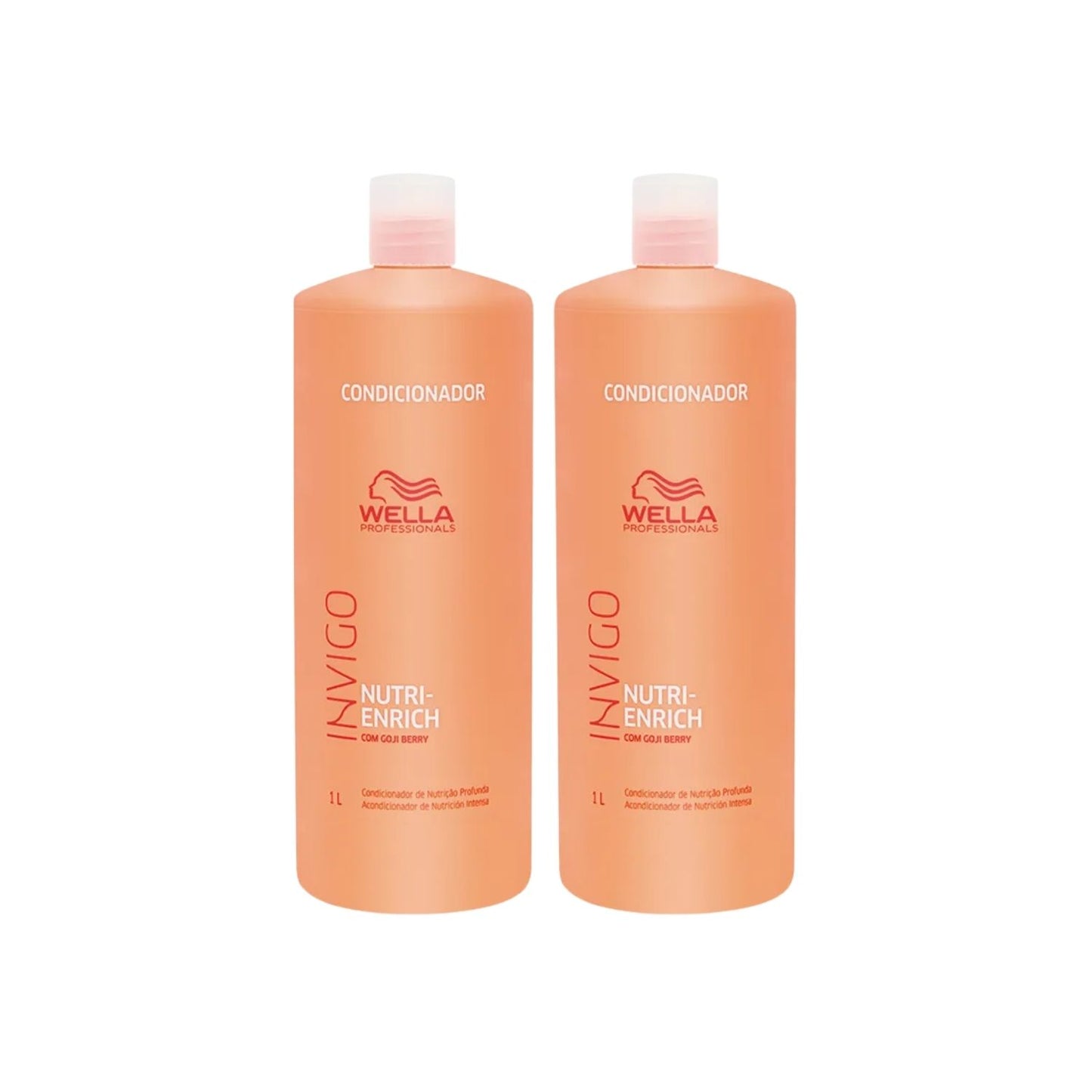 Kit 2 Condicionador Wella Invigo Nutri-Enrich 1 Litro