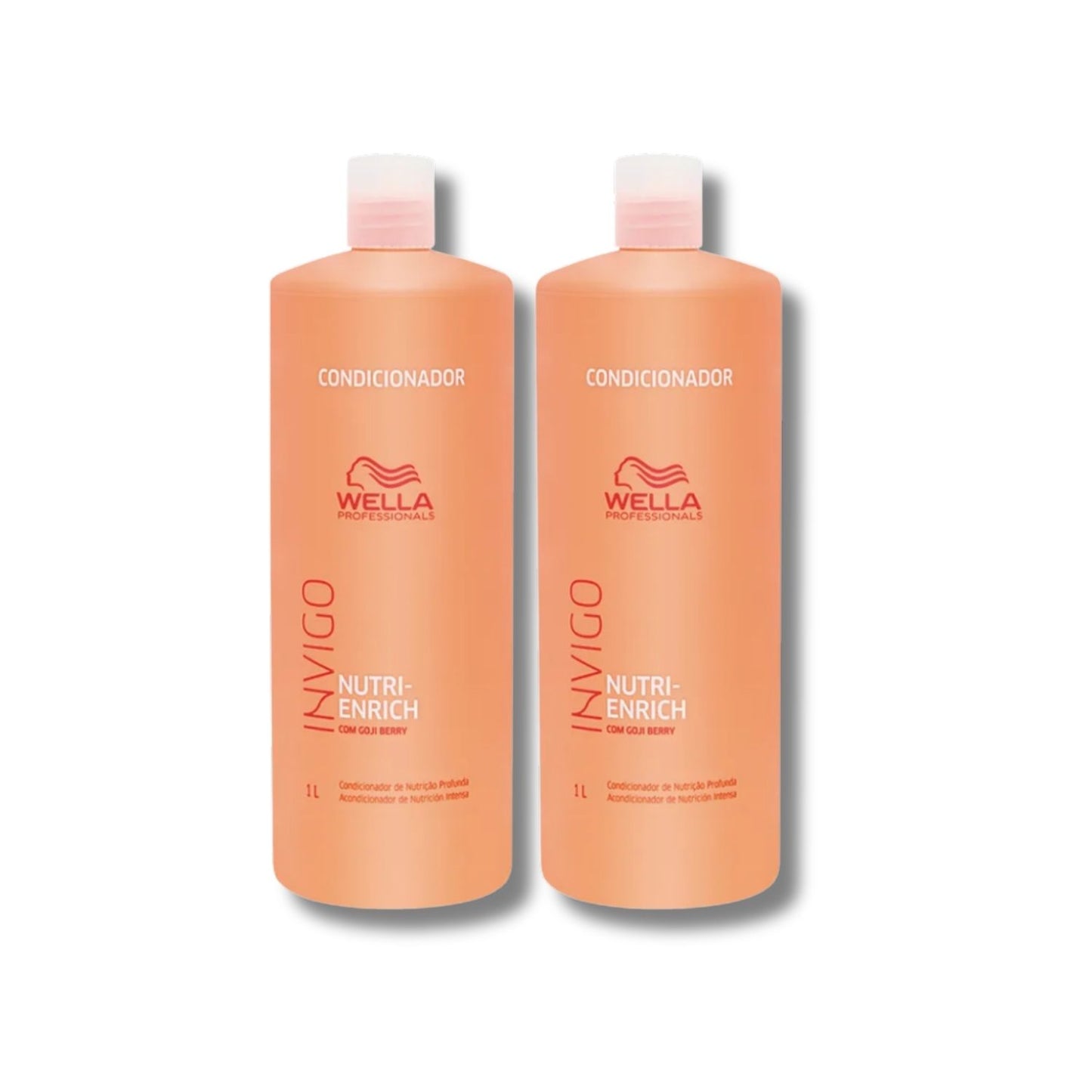 Kit 2 Condicionador Wella Invigo Nutri-Enrich 1 Litro