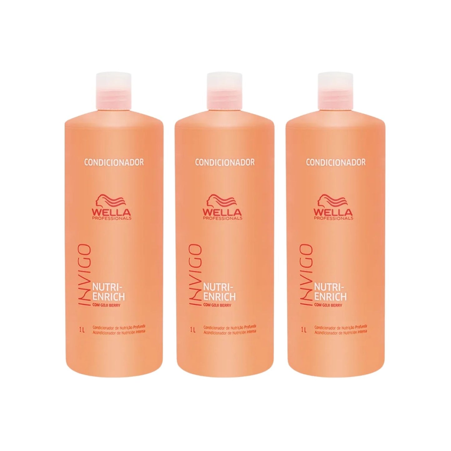Kit Wella Invigo Nutri-Enrich 3 Condicionador 1 Litro