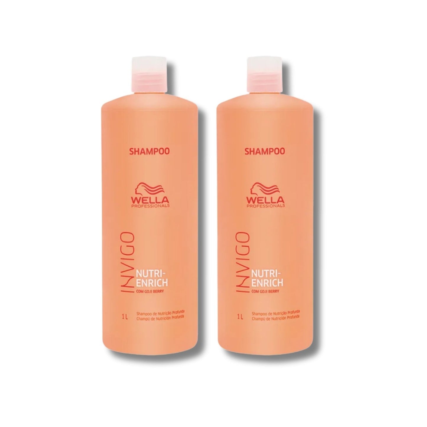Kit 2 Shampoo Wella Invigo Nutri-Enrich 1 Litro