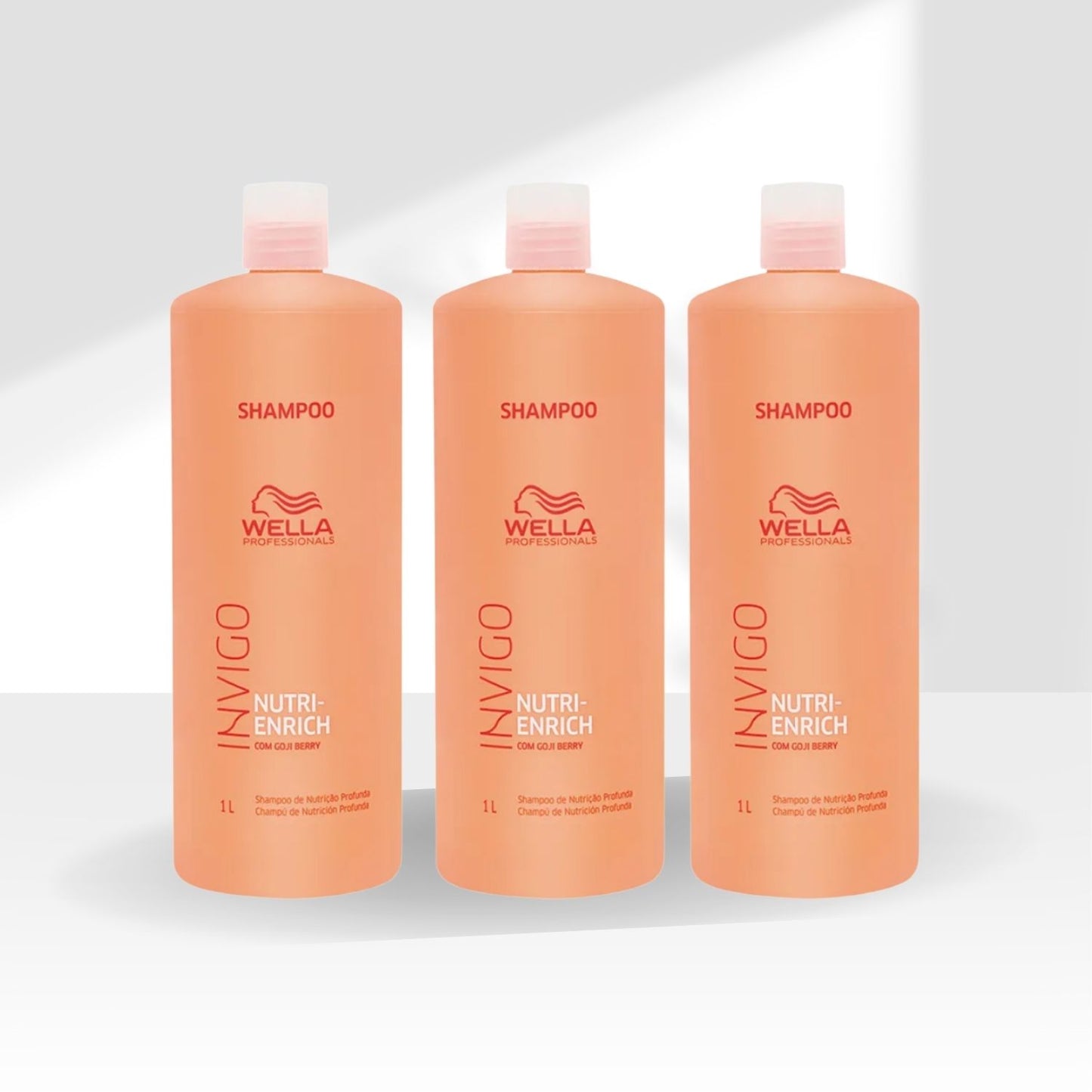 Kit Wella Invigo Nutri-Enrich 3 Shampoo 1 Litro