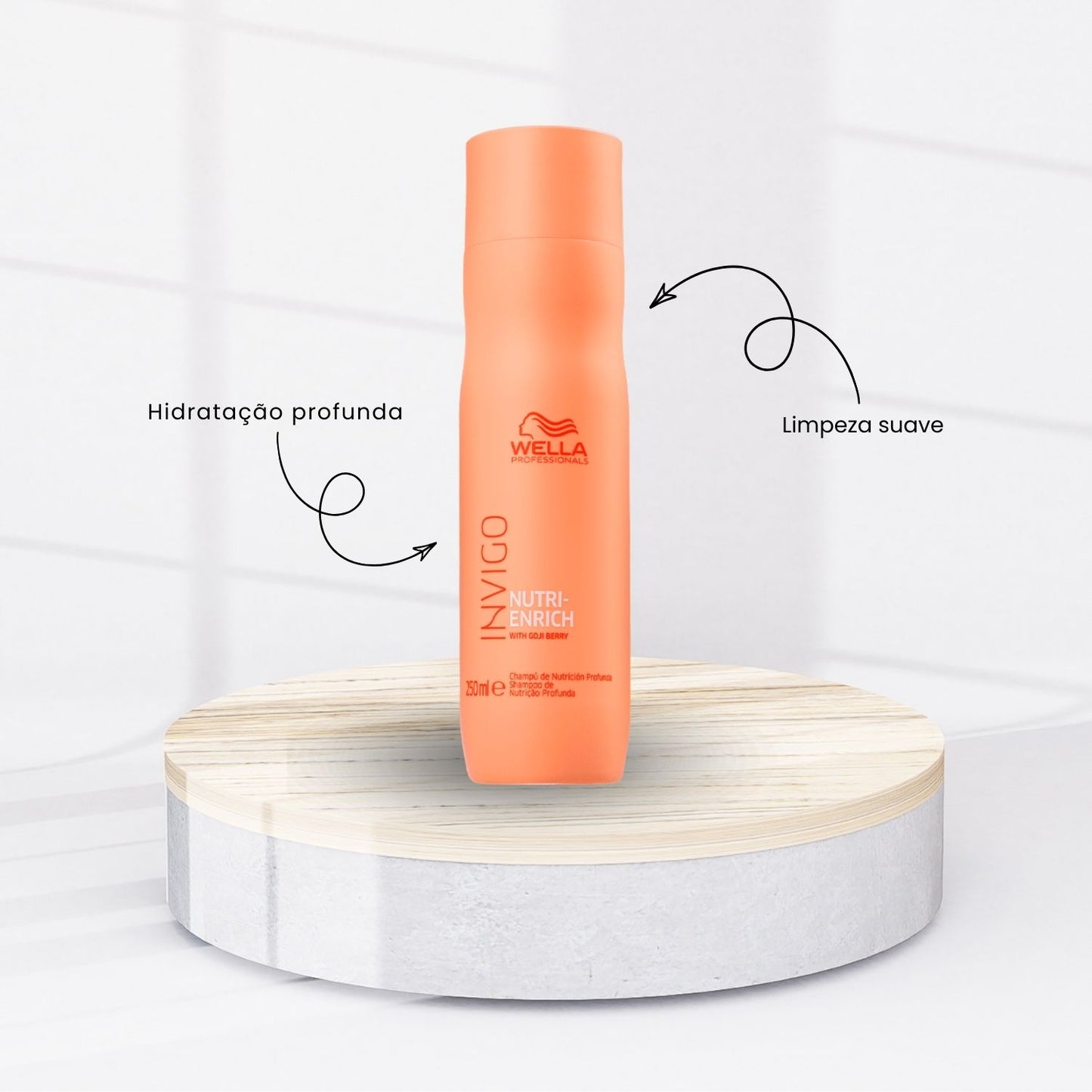 Kit Wella Invigo Nutri-Enrich 2 Shampoo 250 ml