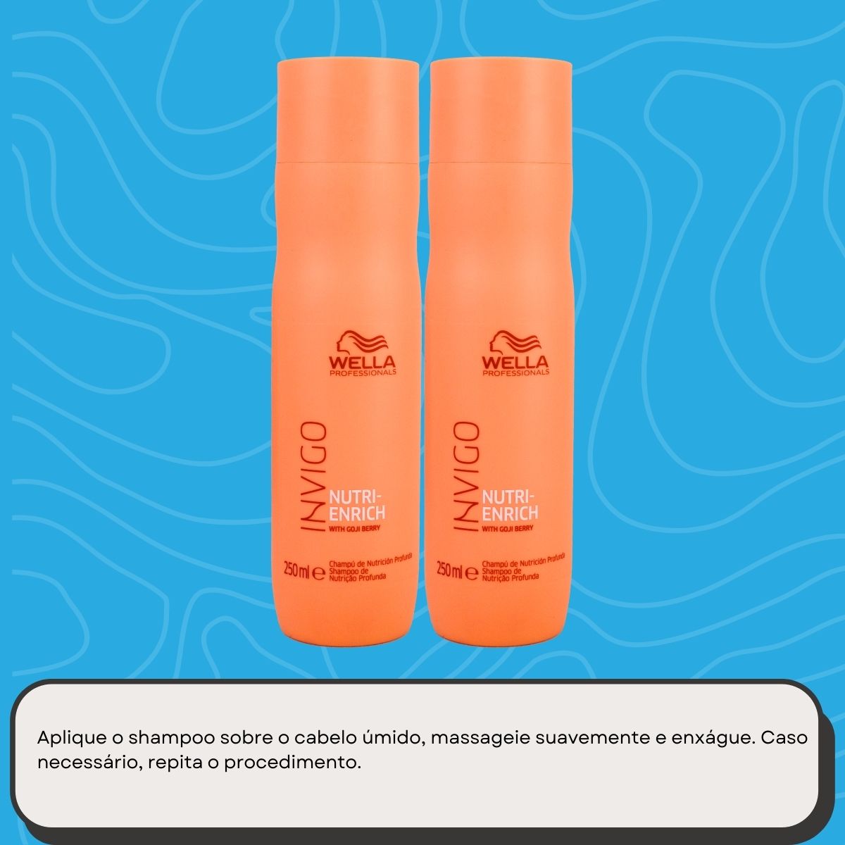 Kit Wella Invigo Nutri-Enrich 2 Shampoo 250 ml