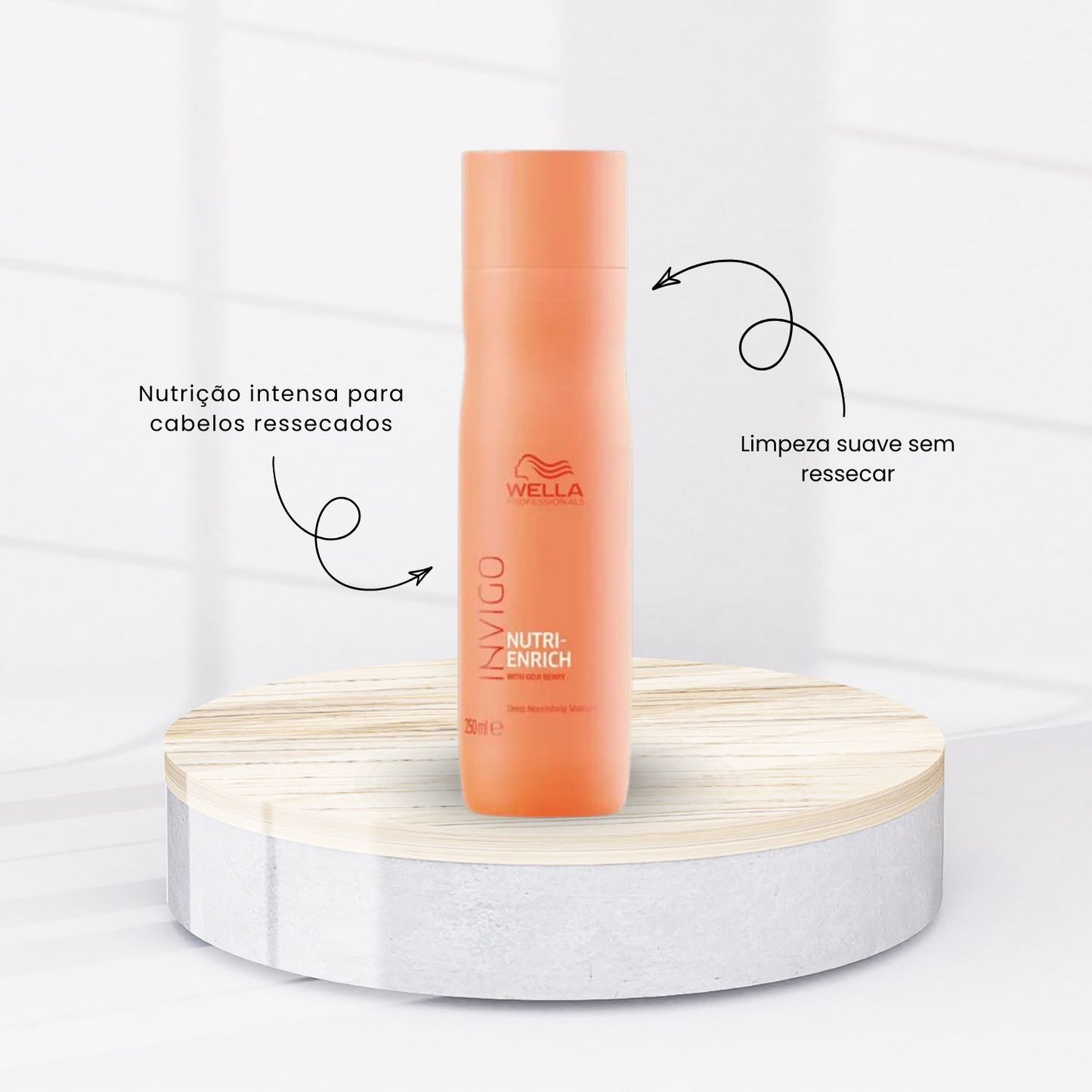 Kit Wella Invigo Nutri-Enrich 3 Shampoo 250 ml