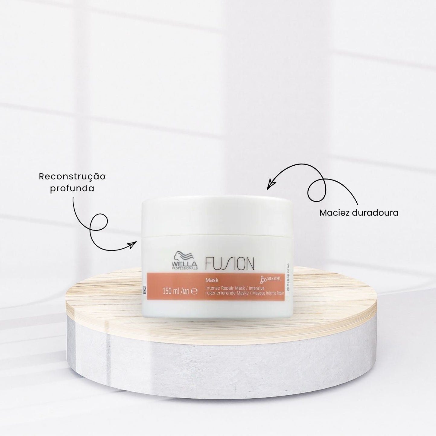 Kit Wella Fusion 2 Máscara Reconstrutora 150 ml