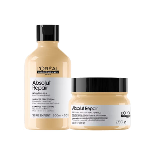 Kit Loreal Absolut Repair Shampoo e Máscara
