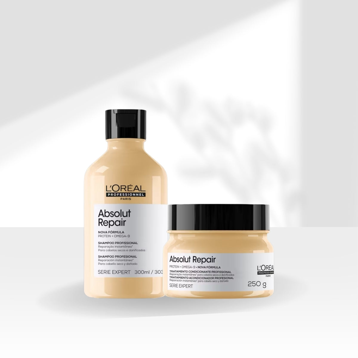 Kit Loreal Absolut Repair Shampoo e Máscara