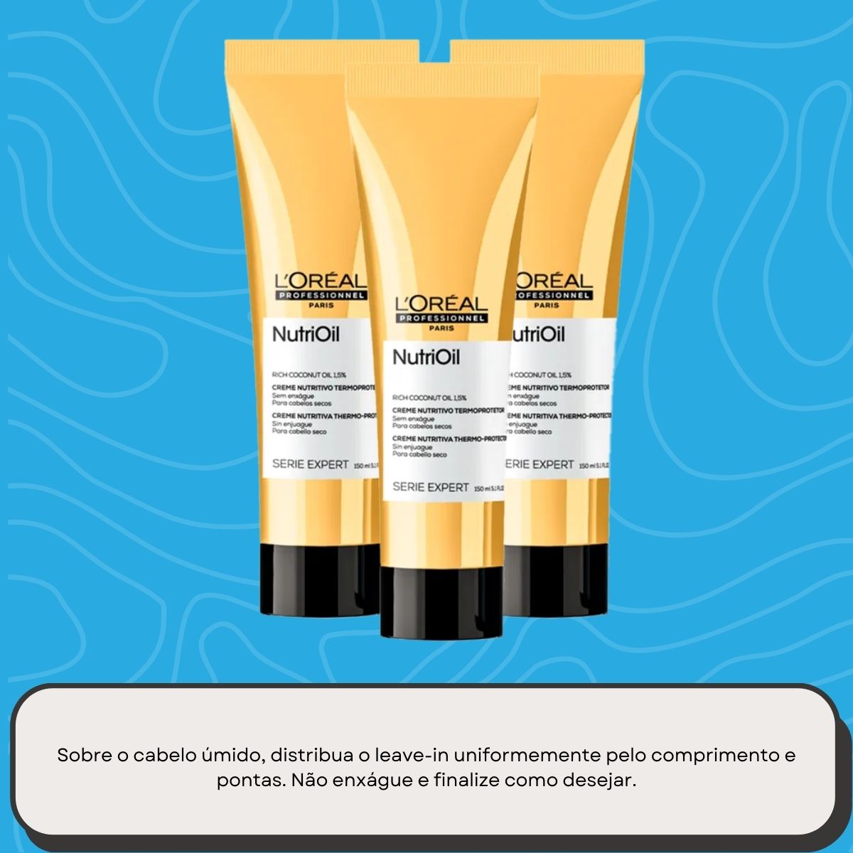 Kit Loreal NutriOil 3 Leave-in 150 ml