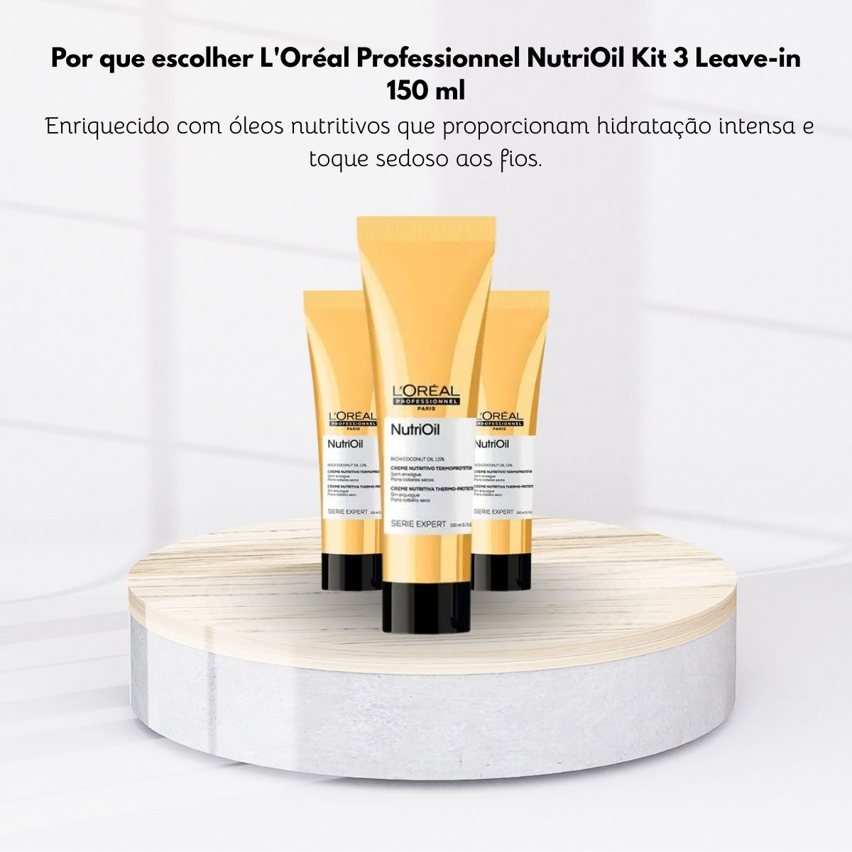 Kit Loreal NutriOil 3 Leave-in 150 ml