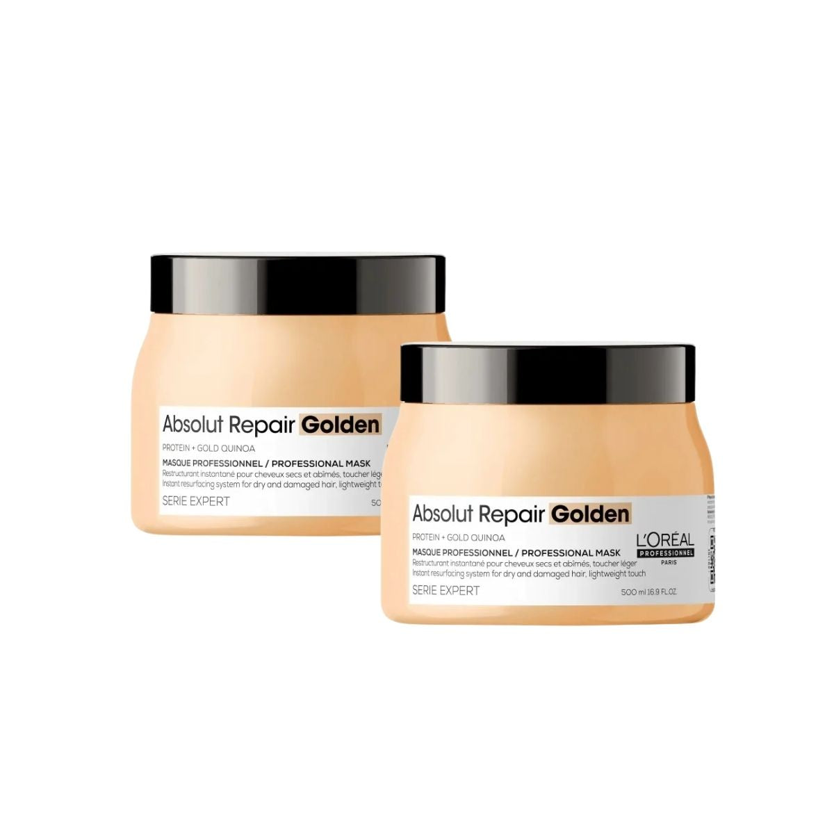Kit Loreal Absolut Repair Gold Quinoa 2 Máscara 500 g