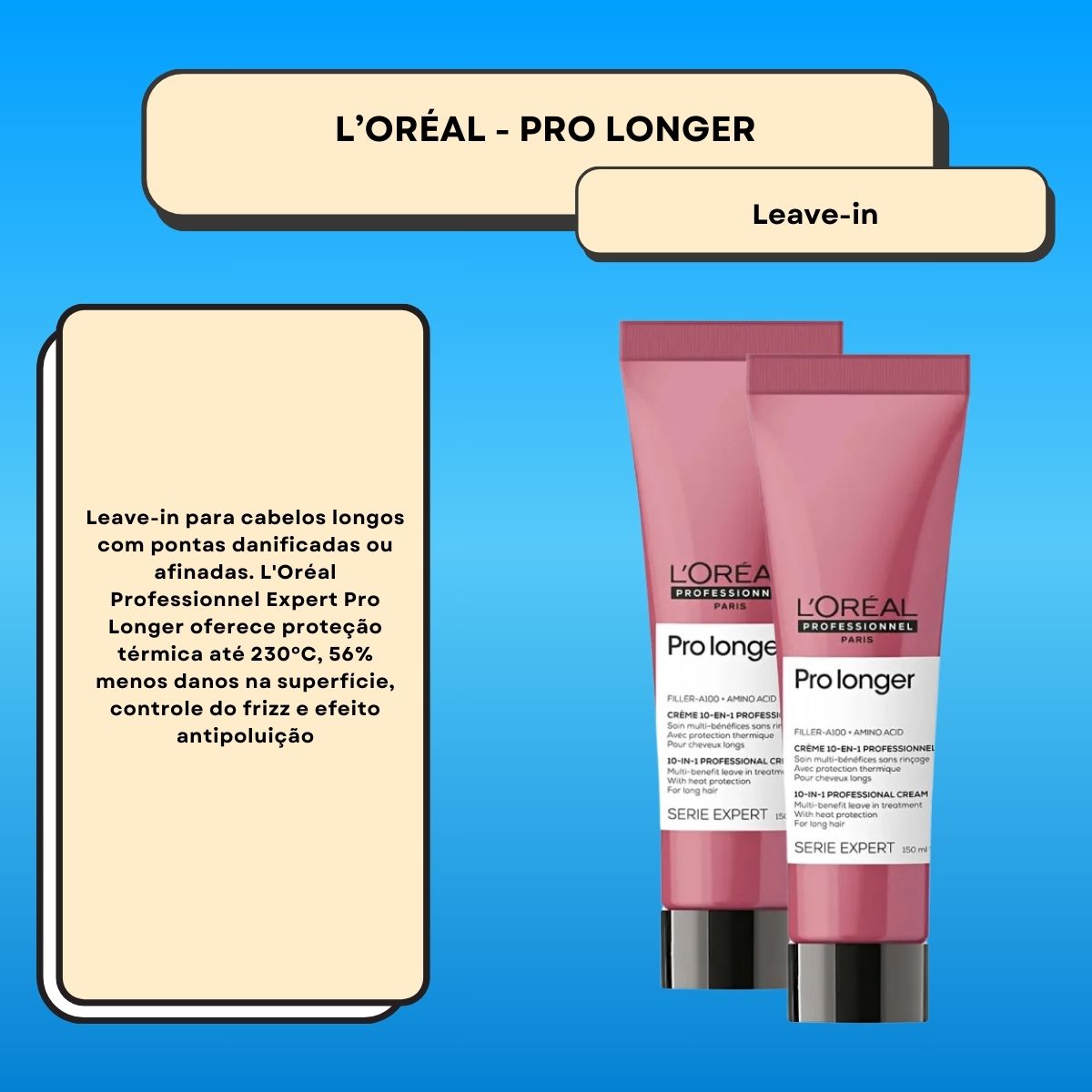 Kit Loreal Pro Longer 2 Leave-in 150 ml