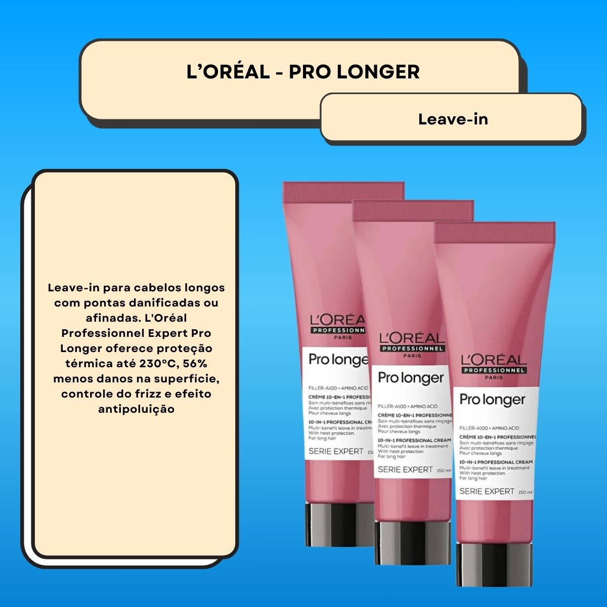 Kit Loreal Pro Longer 3 Leave-in 150 ml