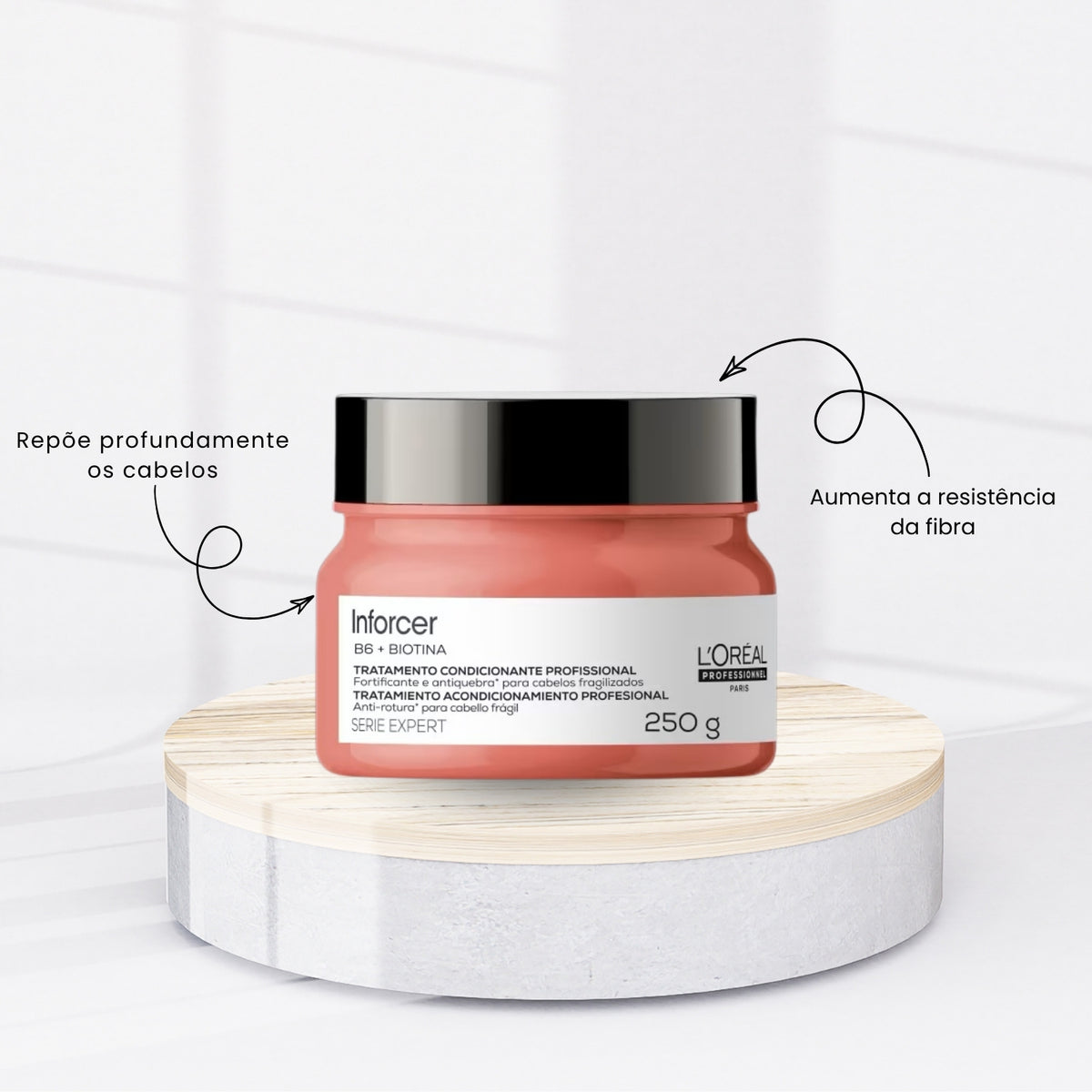 Kit Loreal Inforcer Shampoo e Máscara