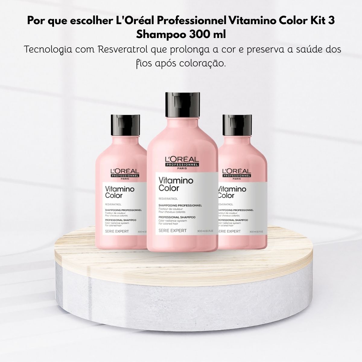Kit Loreal Vitamino Color 3 Shampoo 300 ml