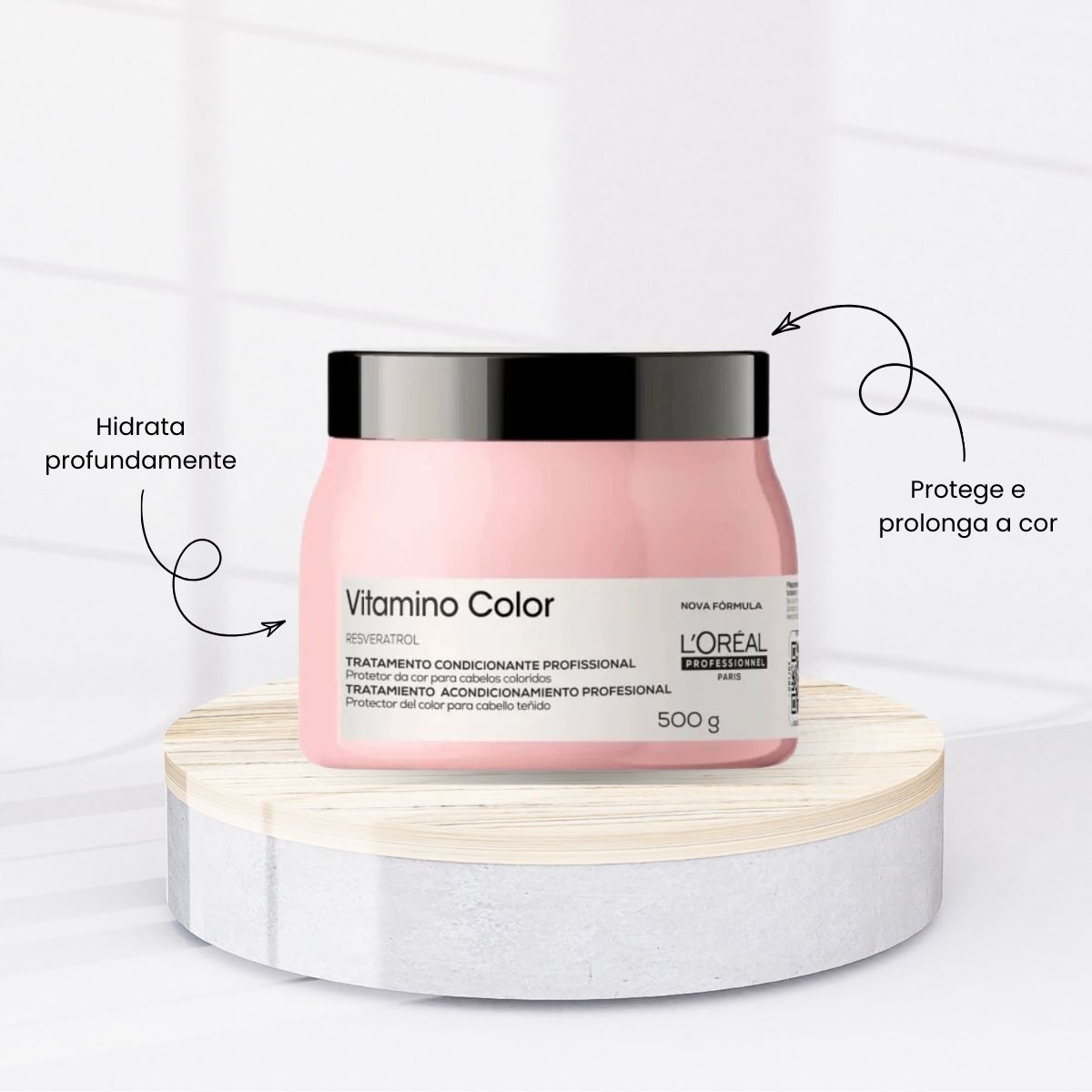 Kit Loreal Vitamino Color 2 Máscara 500 g