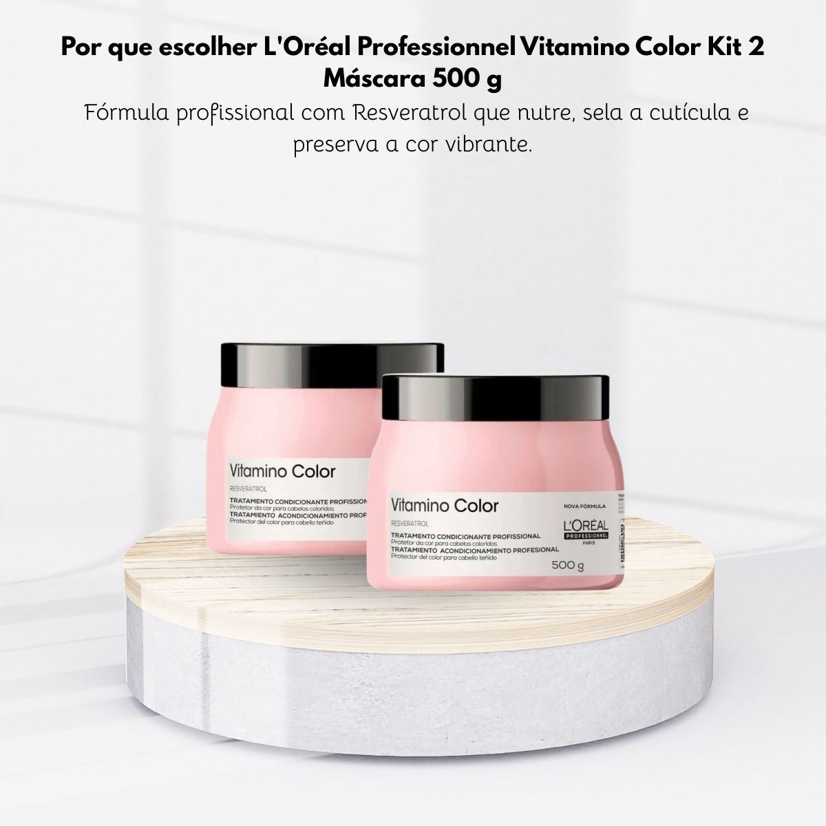 Kit Loreal Vitamino Color 2 Máscara 500 g