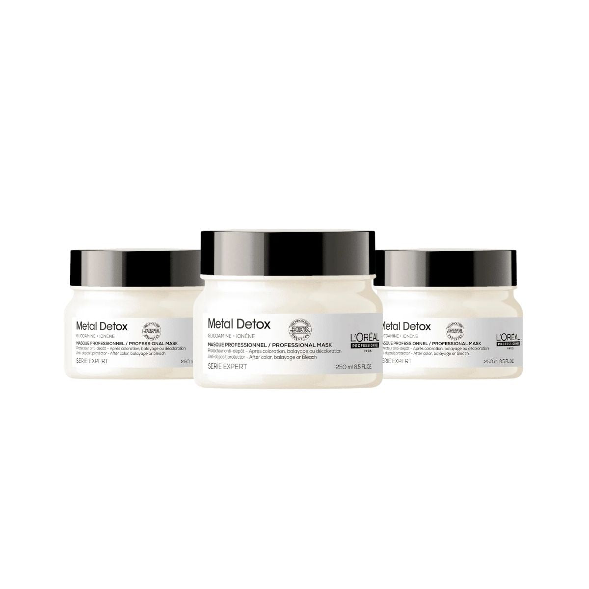 Kit Loreal Metal Detox 3 Máscara Capilar 250 ml