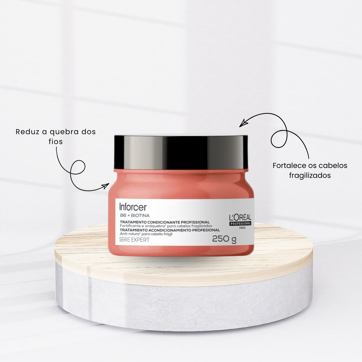 Kit Loreal Absolut Repair Gold NutriOil Inforcer 3 Produtos