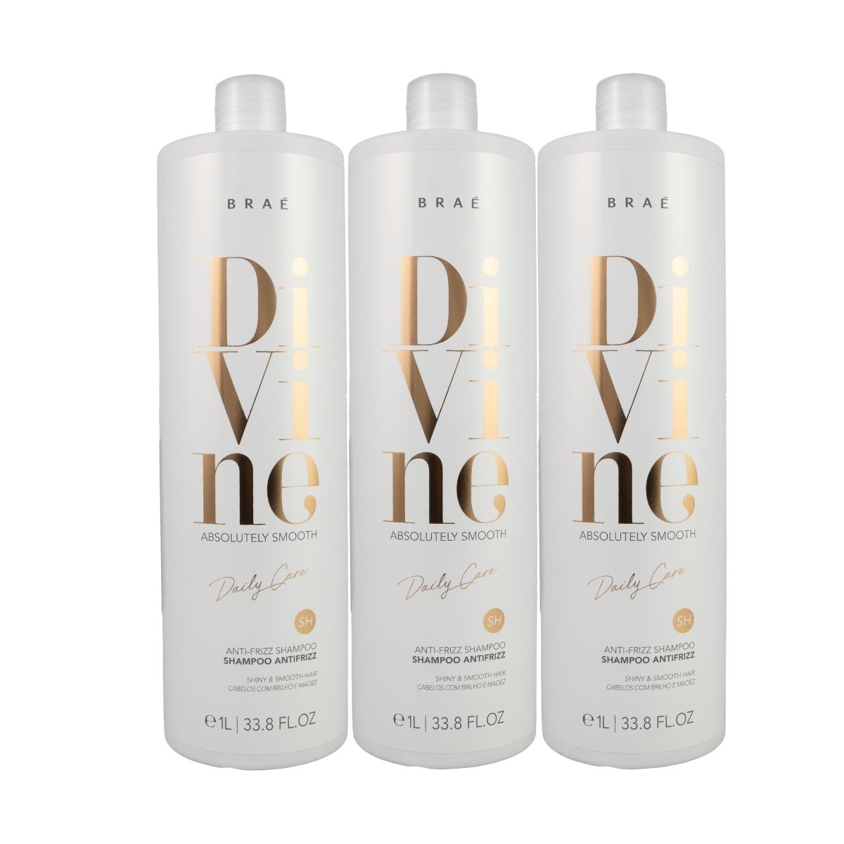 Kit Braé Divine 3 Shampoo 1 Litro