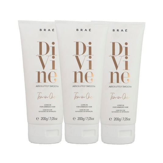 Kit Braé Divine Ten in One 10 in 1 3 Leave-in 200 g