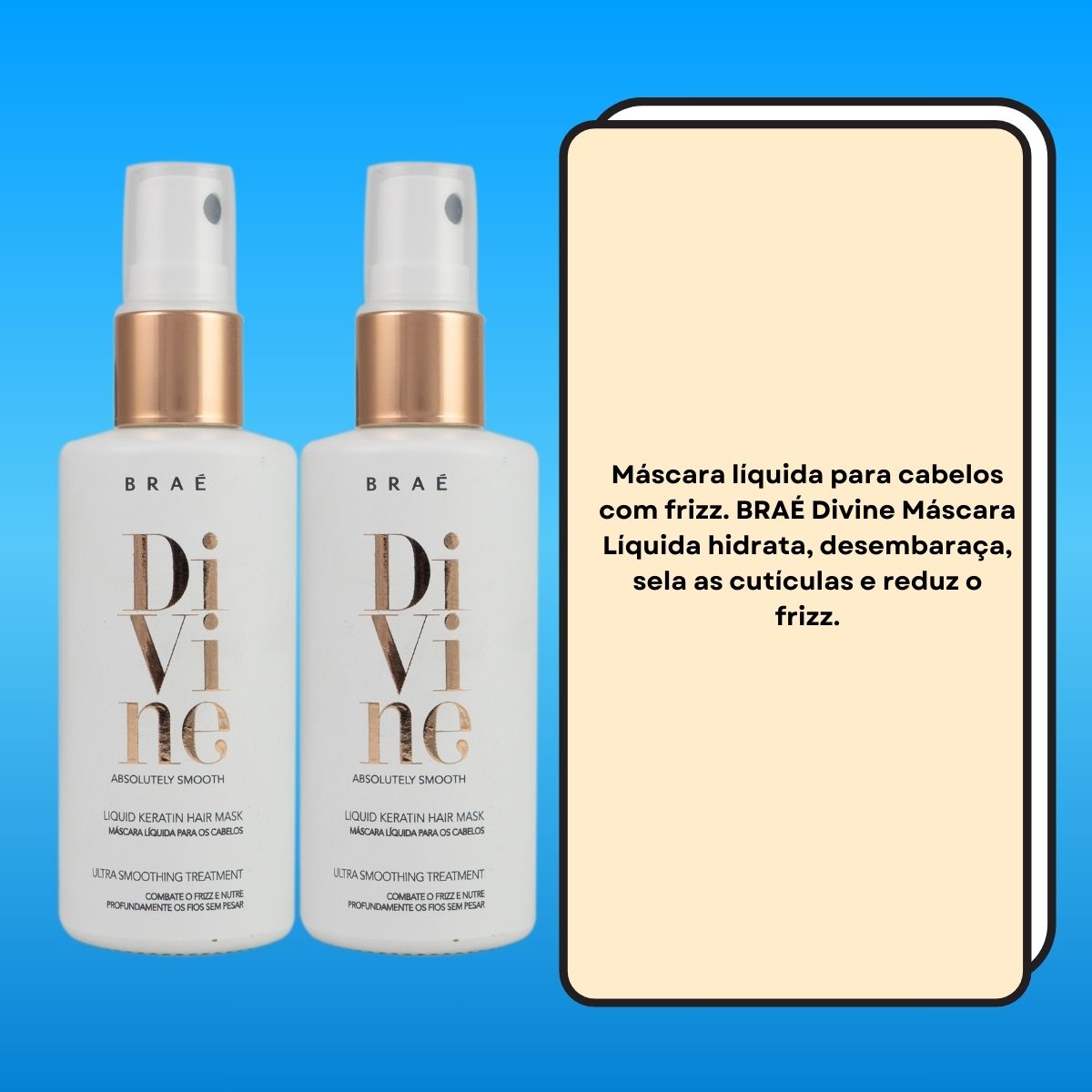 Kit Braé Divine 2 Máscara Capilar 60 ml