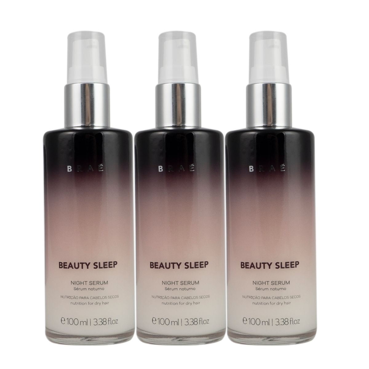 Kit Braé Beauty Sleep Night 3 Sérum Tratamento Noturno 100 ml