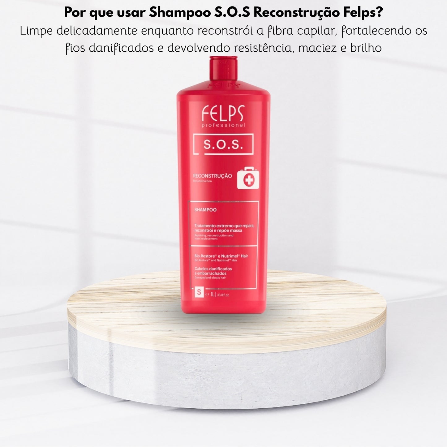 Shampoo Felps S.O.S Reconstrução 1 Litro