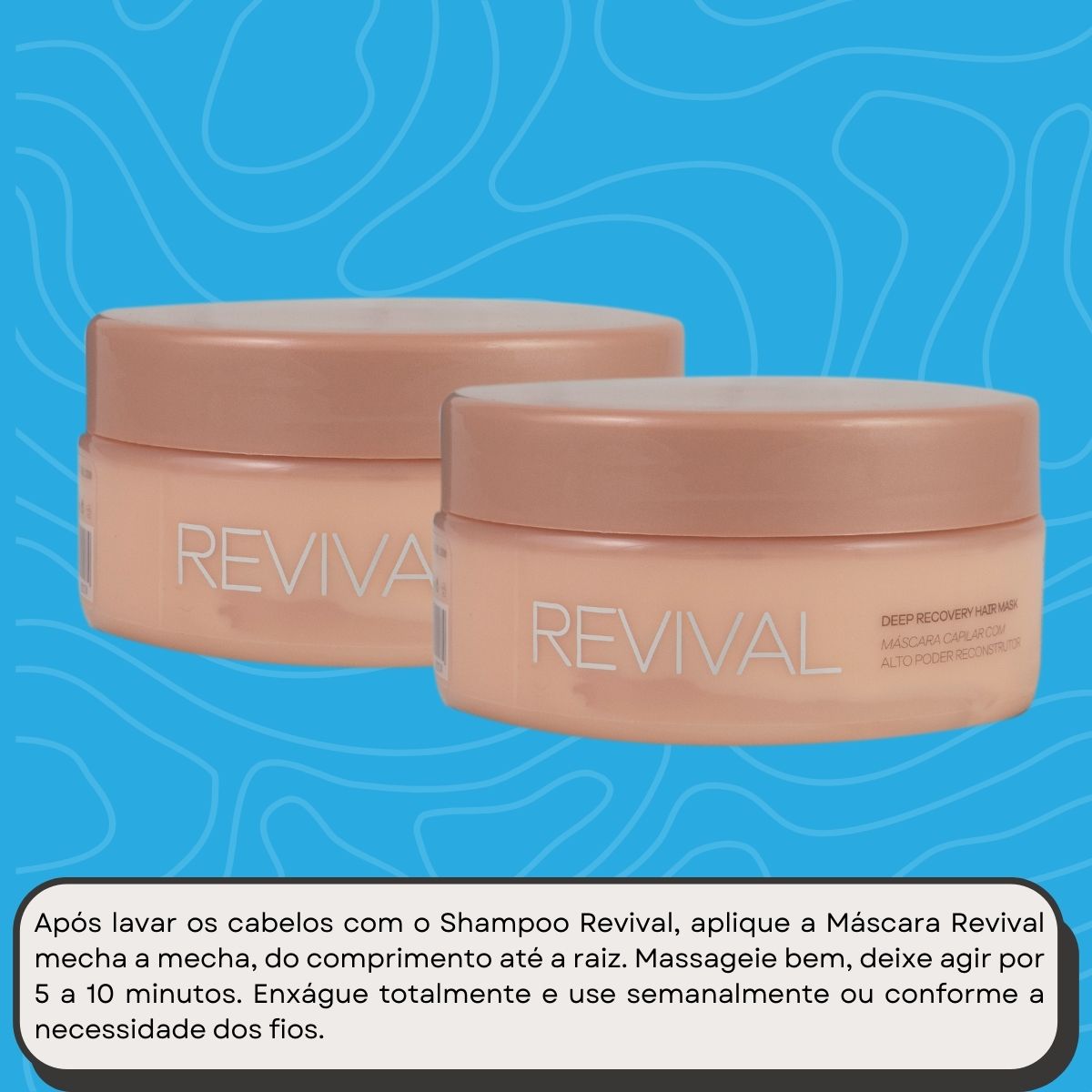 Kit Braé Revival 2 Máscara de Reconstrução 200 g