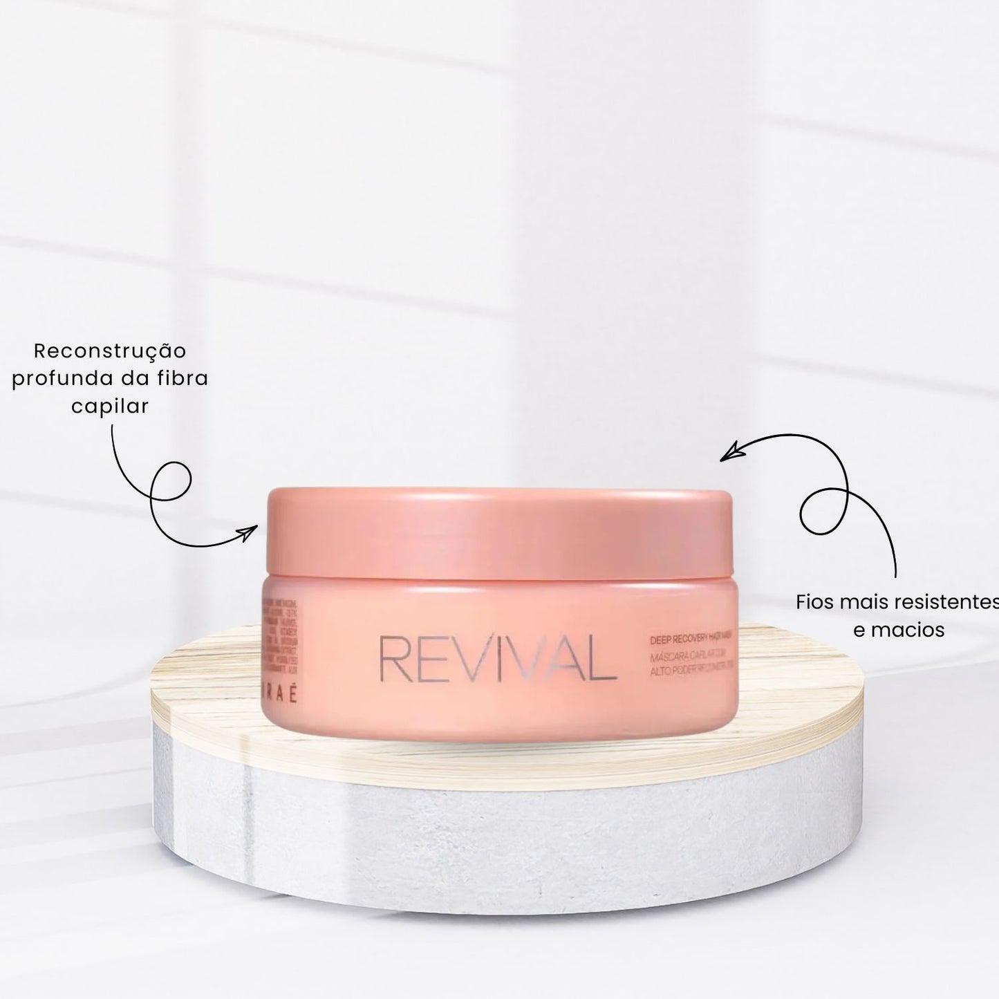 Kit Braé Revival 3 Máscara de Reconstrução 200 g