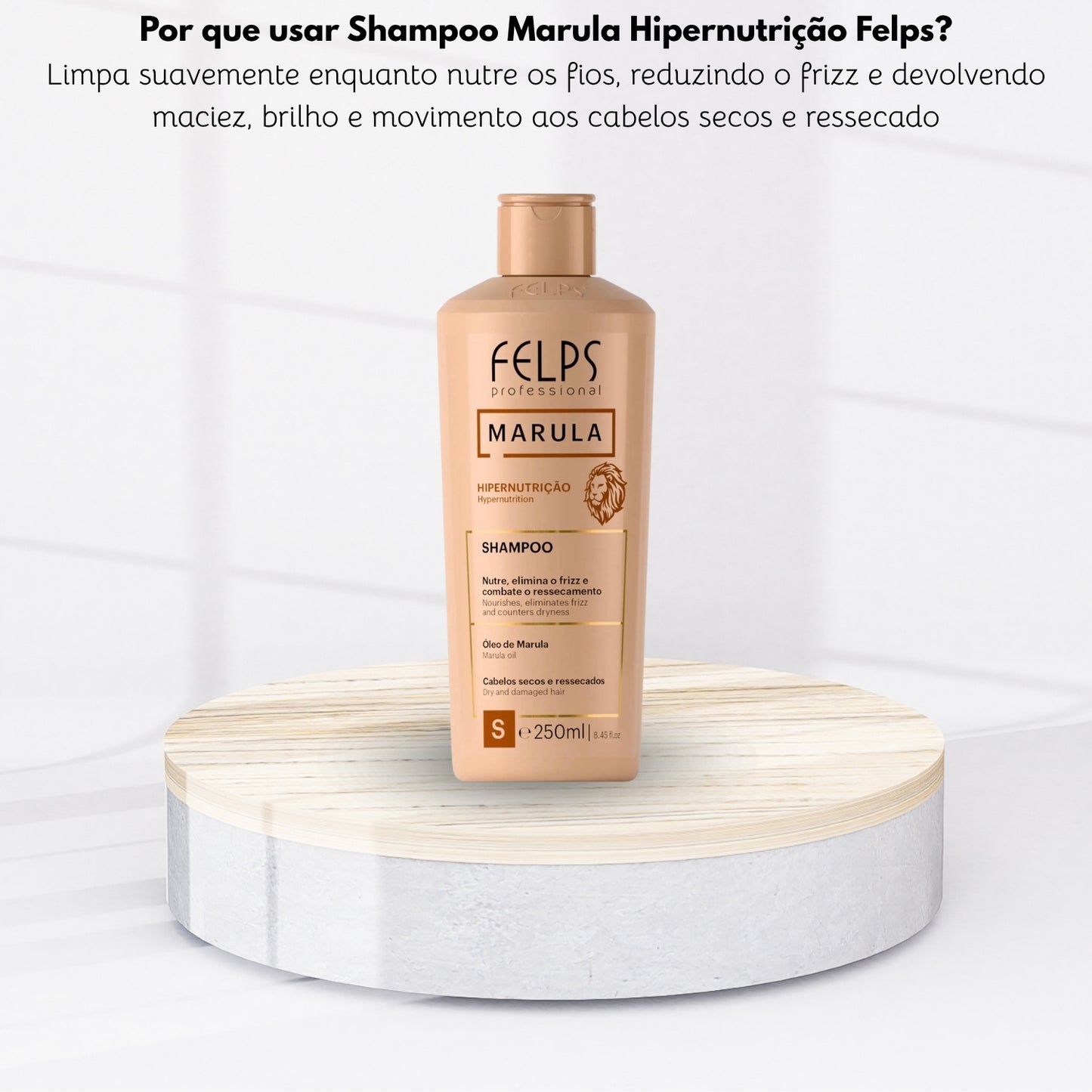 Shampoo Felps Marula Hipernutrição Shampoo Hidratante 250 ml