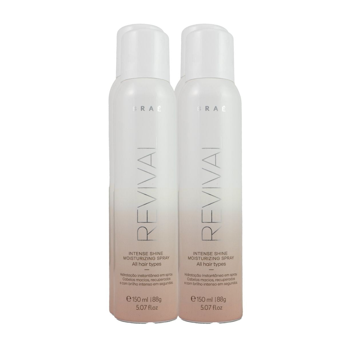 Kit Braé Revival Intense Shine Moisturizing 2 Leave-in 150 g