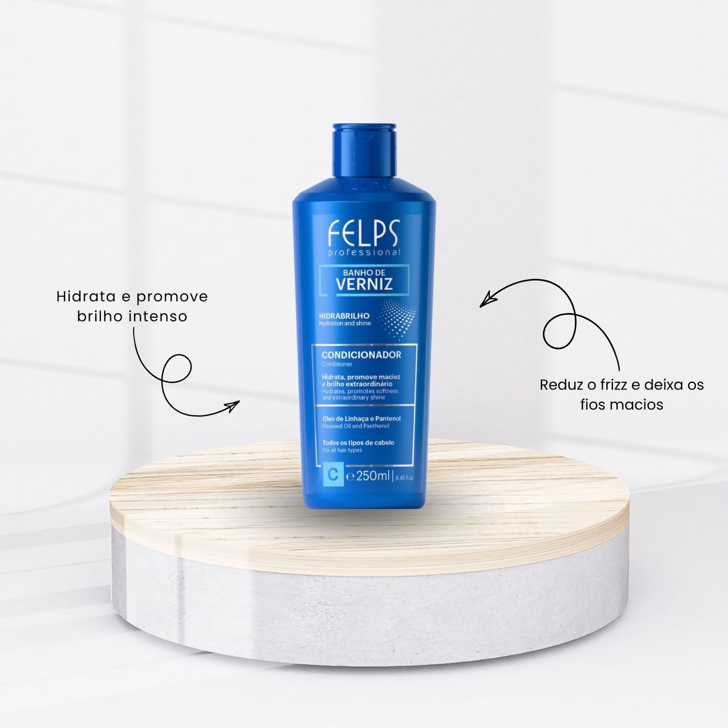 Condicionador Felps Banho de Verniz 250 ml