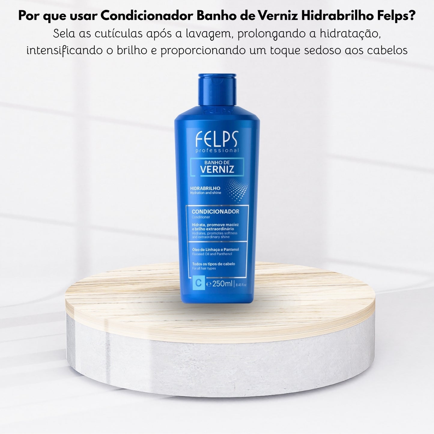 Condicionador Felps Banho de Verniz 250 ml