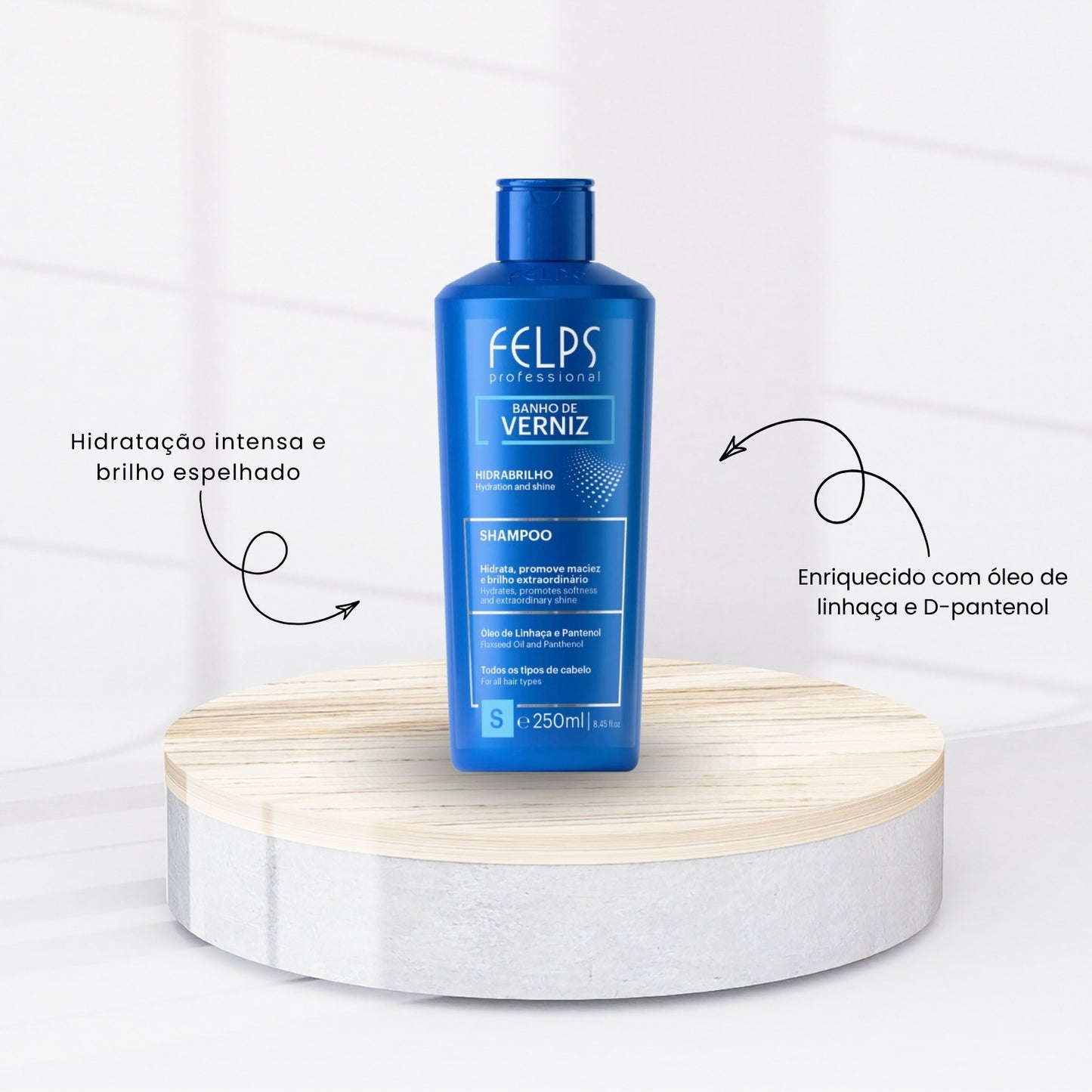 Shampoo Felps Banho de Verniz 250 ml