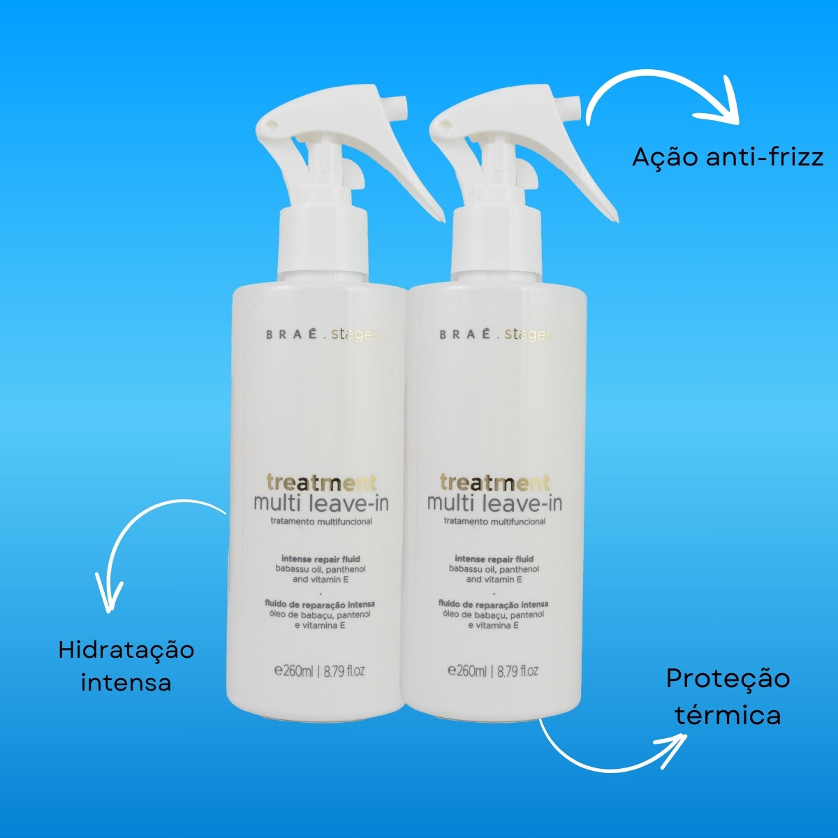 Kit Braé Stages Treatment Multi 2 Leave-in 260 ml