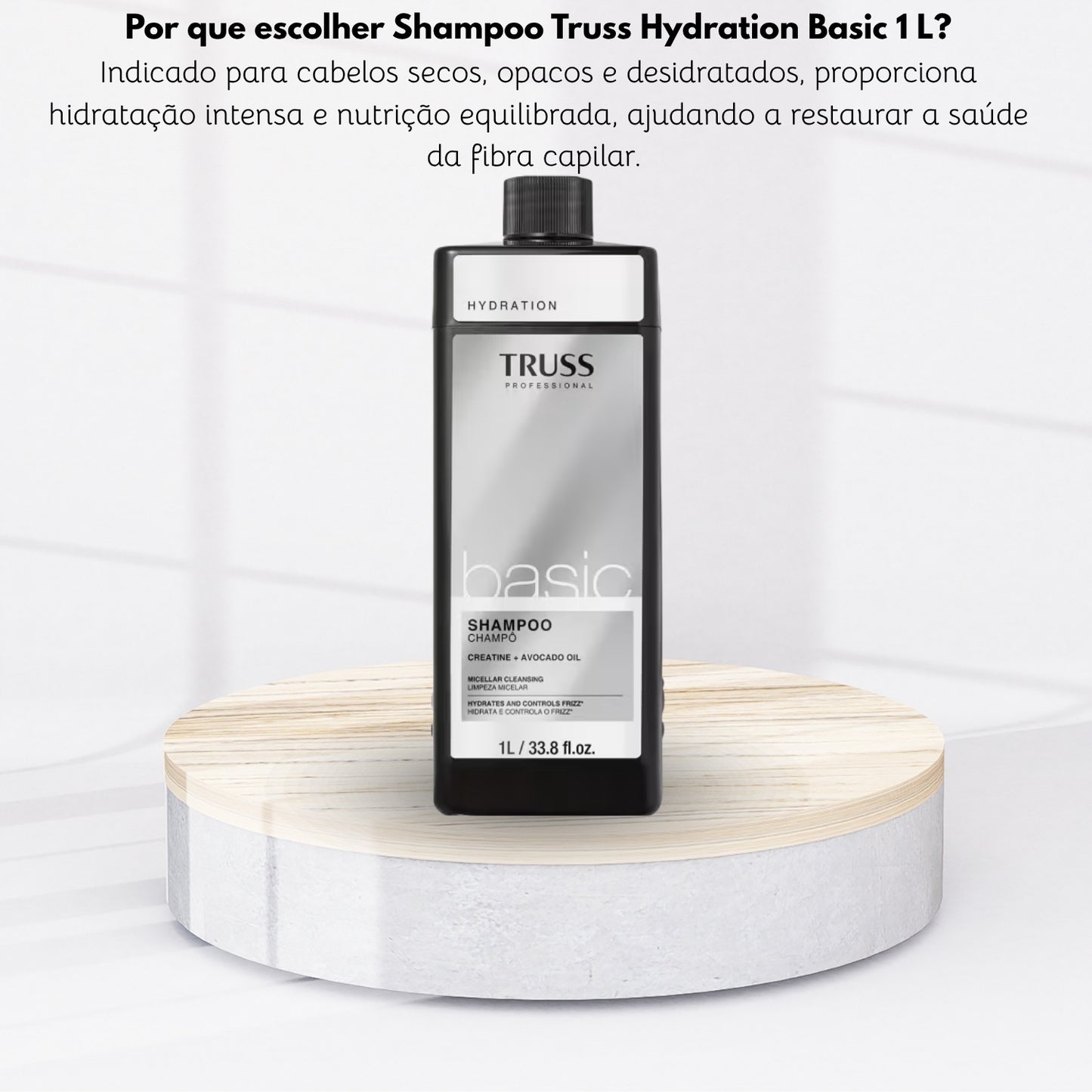 Shampoo Truss Hydration Basic Shampoo Hidratante 1 Litro
