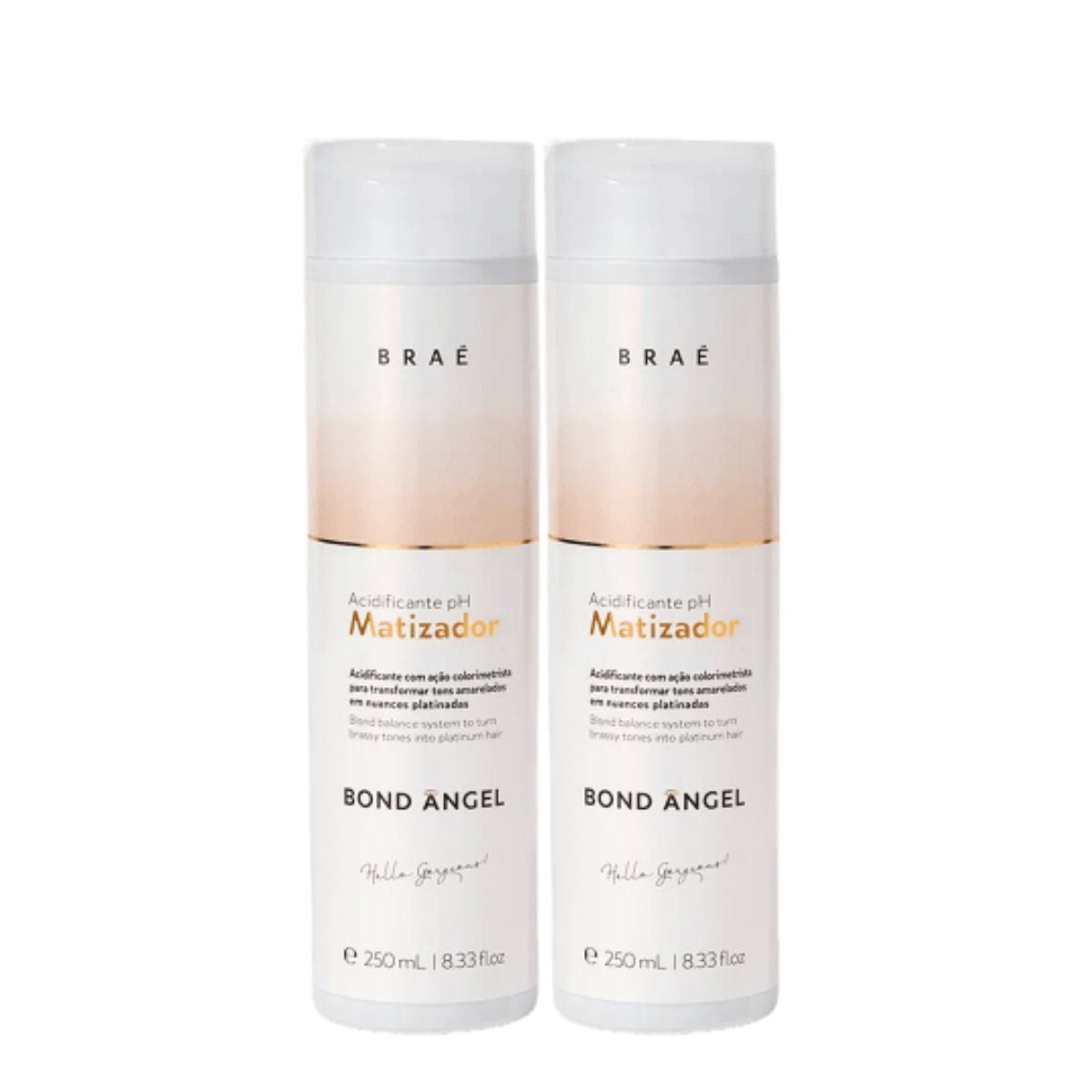 Kit Braé Bond Angel 2 pH Acidificante Matizador 250 ml