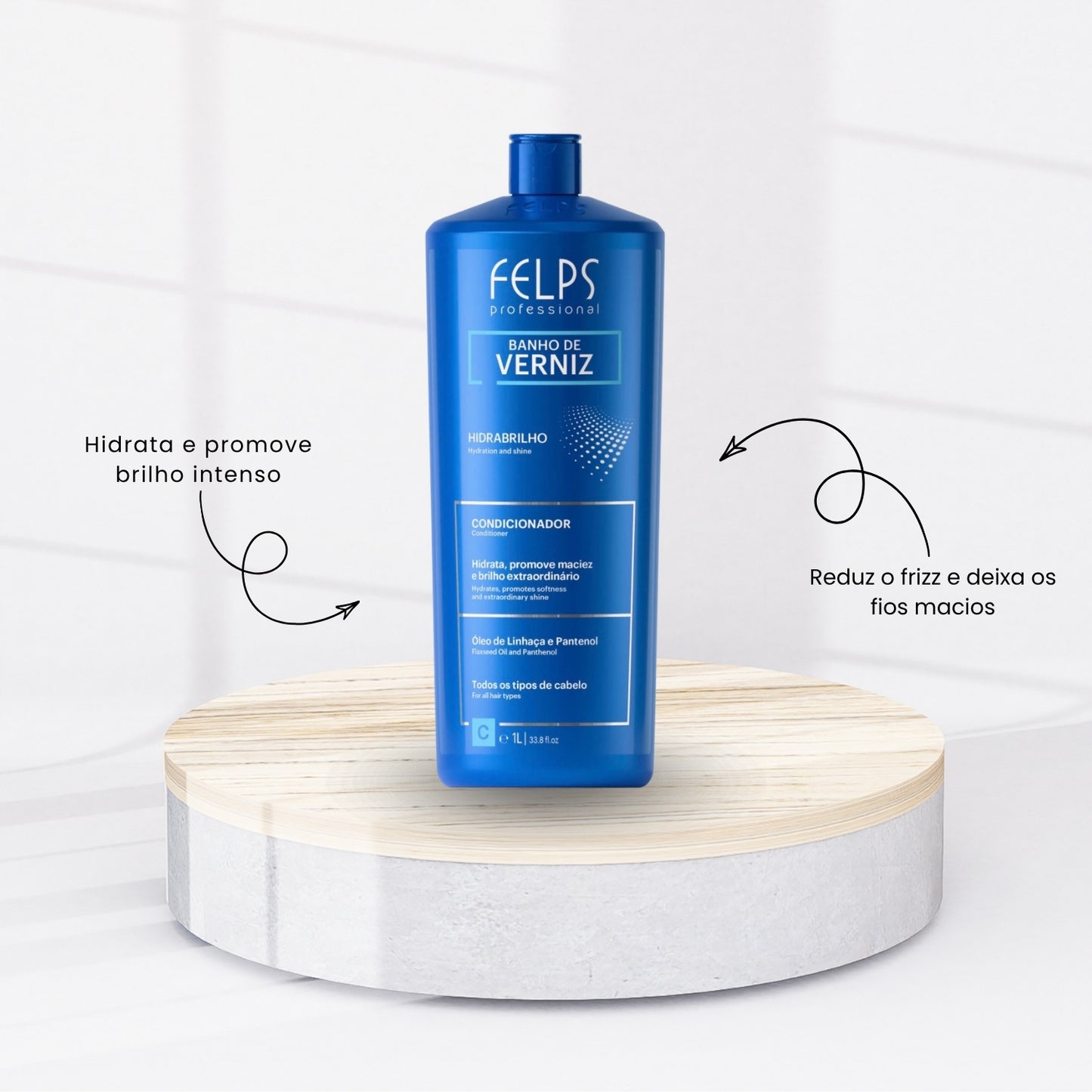 Condicionador Felps Banho de Verniz 1 Litro