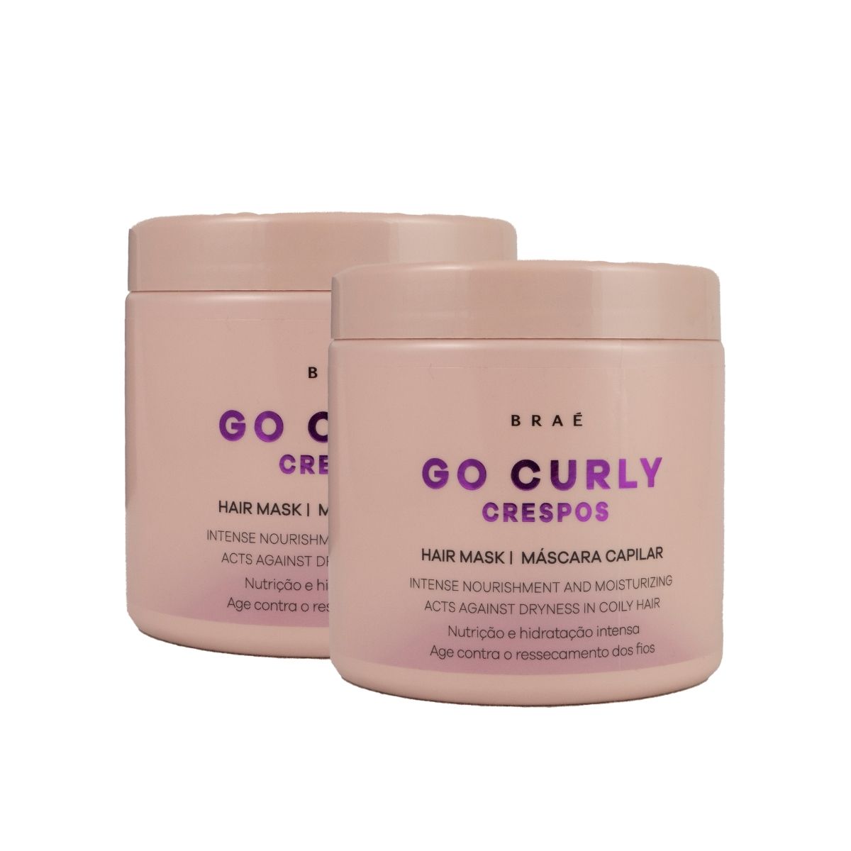 Kit Braé Go Curly Crespos 2 Máscara Capilar 500 g
