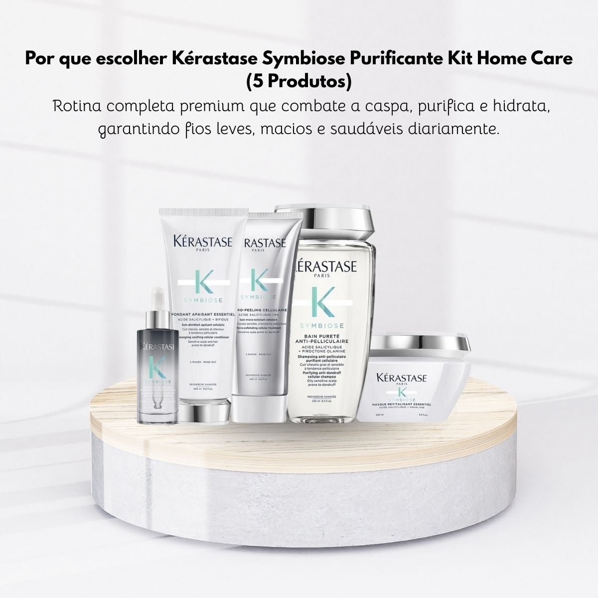 Kit Kérastase Symbiose Purificante Home Care (5 Produtos)