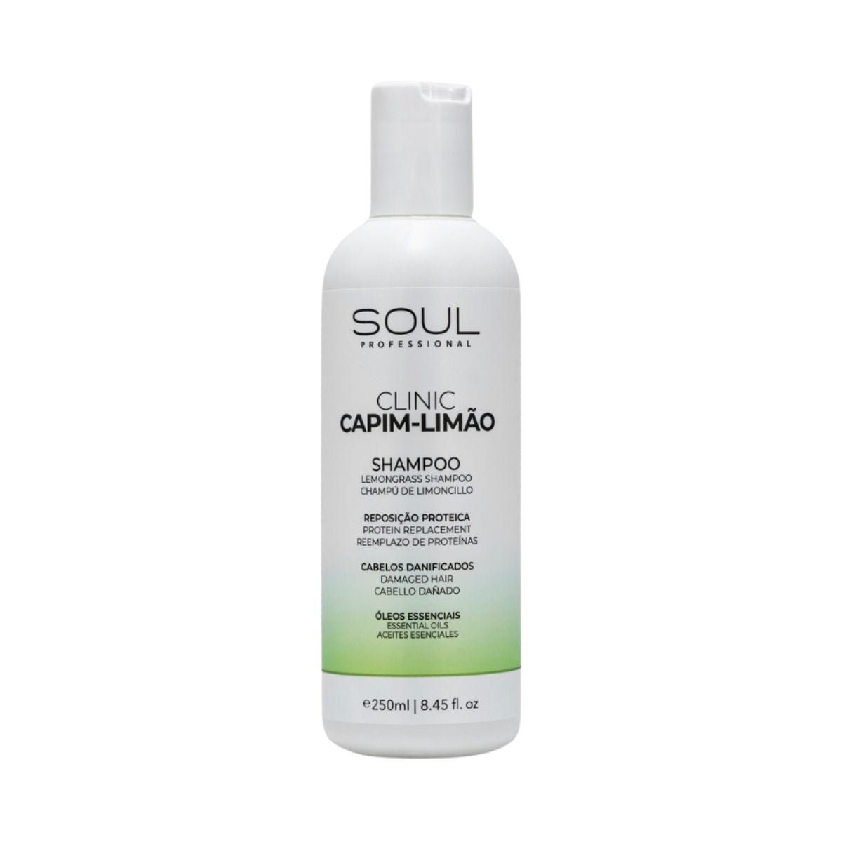 Shampoo Soul Clinic Oleos Essenciais Capim Limão 250 ml