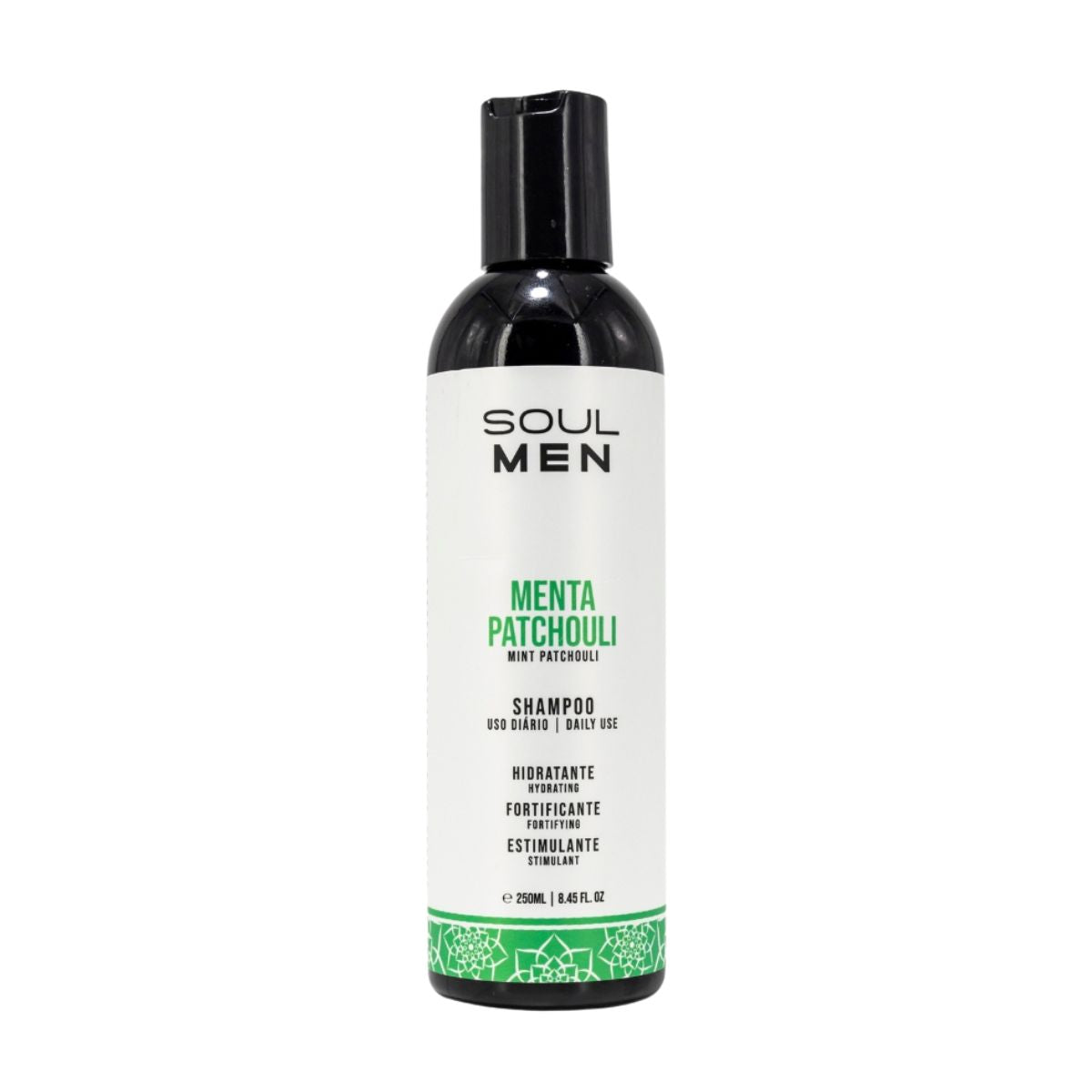 Shampoo Soul Men Menta Menta Patchouli Uso Diário 250 ml