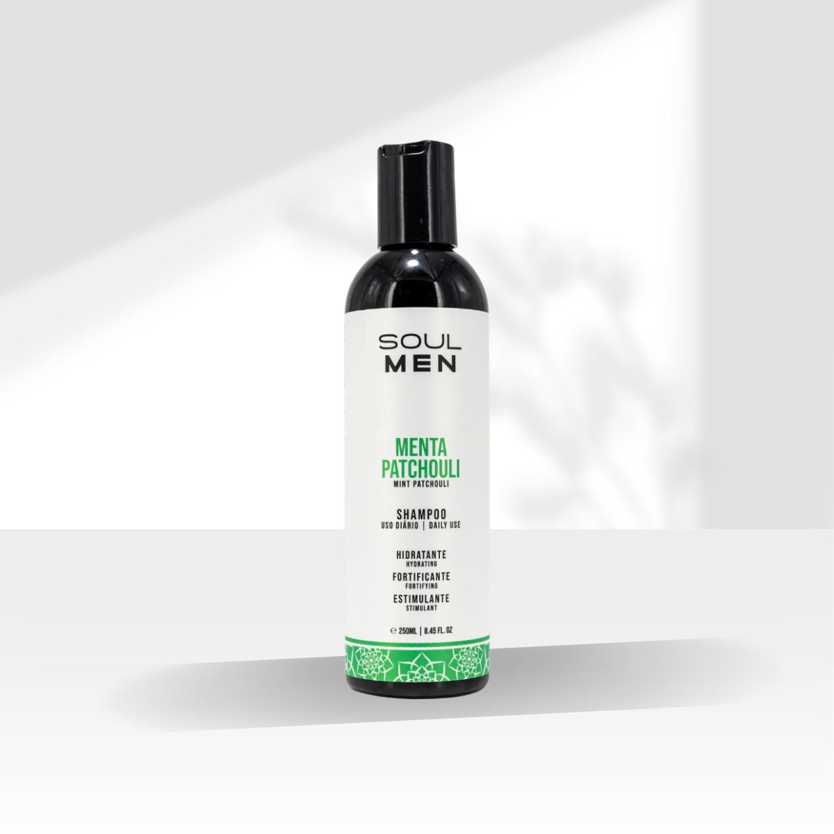 Shampoo Soul Men Menta Menta Patchouli Uso Diário 250 ml